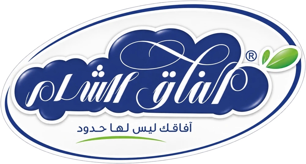 شعار شركة آفاق الشام — آفاقك ليس لها حدود